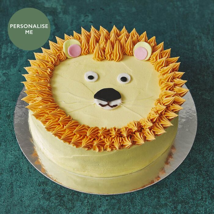 Lion Theme Cake! Easy Cake Decorating - YouTube