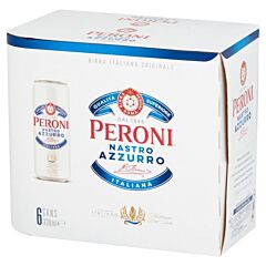 Peroni Nastro Azzurro Lager Beer 6 x 330ml