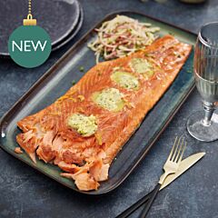 Booths Lightly Smoked Festive Spiced Scottish Salmon Side 780g