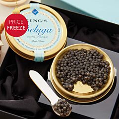 King's Beluga Caviar With Mother Of Pearl Spoon 10g