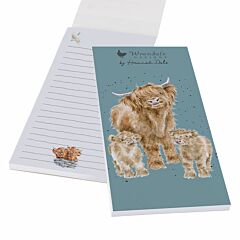 Wrendale Highland Wishes Highland Cow Magnetic Shopping Pad